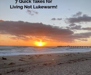 7 Quick Takes for Living Not Lukewarm